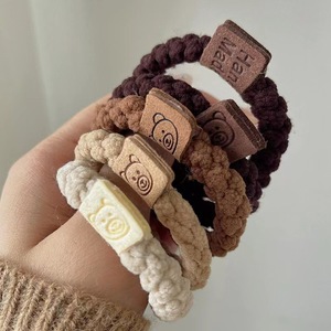 Cuerda elástica para el pelo de alta elasticidad, duradera, con diseño de oso, para mujer, banda de goma para atar el pelo, accesorio para el cabello. - Product Image 3