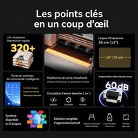 InkSonic Imprimante DTF H13 XP600 F1080 14 pouces A3 installation facile coût réduit pour démarrer en t-shirts