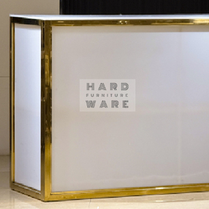 Bancone Bar di Lusso Moderno per Eventi e Banchetti, con Piano <span class=keywords><strong>in</strong></span> PVC e Struttura <span class=keywords><strong>in</strong></span> Metallo, per Nightclub - Product Image 2