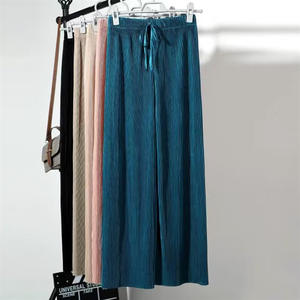 <span class=keywords><strong>Pantaloni</strong></span> larghi da ragazza di grandi dimensioni per la primavera e l'estate con Design sottile che appendono <span class=keywords><strong>pantaloni</strong></span> corti Casual in Chiffon di seta di ghiaccio - Product Image 3