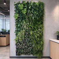 Panneau mural végétal artificiel sur mesure pour la décoration intérieure