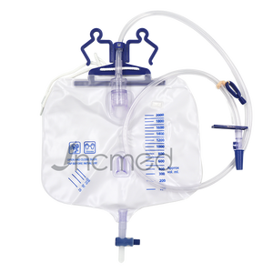 Sac de collecte d'urine jetable pour hôpital, 2000 ml, sac de drainage d'urine médical pour adultes - Product Image 3