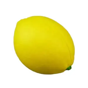 Фабричный рекламный лимонный стресс-шар с индивидуальным логотипом из пенополиуретана прочный экологически чистый фруктовый стресс-шар