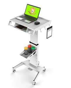 Carrello Moderno in Acciaio per Scanner Ospedaliero, Carrello Mobile Speciale per Clinica Dentale, <span class=keywords><strong>Computer</strong></span> per Impronte Tridimensionali - Product Image 1