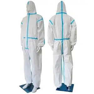 Hot Sale Work Wear Suit Macacão Descartável Macacão Macacão para Proteção De Corpo Completo com Preço Do Fabricante