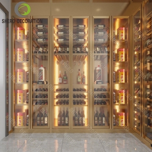 Présentoir personnalisé pour cigare casier à vin affichage <span class=keywords><strong>de</strong></span> fleurs verre à vin boisson tasse présentoir fumée boutique vitrine - Product Image 2