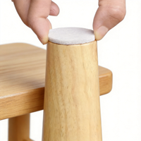 Filz-Stuhlauflage Möbelzubehör Schrankbein-Bodenschoner Selbstklebend Rutschfest Vibrationsdämpfend für Sofa Bett Couchtisch