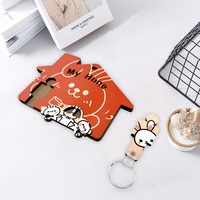 Porte-clés détachable en MDF vierge pour sublimation, design logo de marque, décoration de fête, tendance