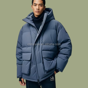 Coupe-vent grande taille imperméable chaud doudounes Parka chasse en plein air pour hommes manteaux Puffer Bomber Parka <span class=keywords><strong>Ski</strong></span> hiver bouffant - Product Image 2