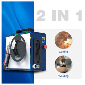 Machine de soudage au laser à fibre portable Riselaser QCW 300W/600W, neuve, refroidie par air, soudeuses par points pour métal - Product Image 1