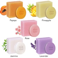 Produsen sabun ekstrak tanaman kustom buah nanas melati Lavender mawar gliserin sabun Bar