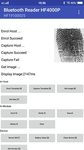HFSecurity HF4000Plus <strong>Micro</strong>-<strong>USB</strong> Biometric <strong>Fingerprint</strong> <strong>Scanner</strong> Car Handle <strong>Fingerprint</strong> <strong>Scanner</strong> - Product Image 5