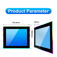 Monitor de Pantalla Táctil LCD Capacitiva USB de 19 Pulgadas, Nuevo OEM, Relación de Aspecto 4:3, Monitor para Juegos