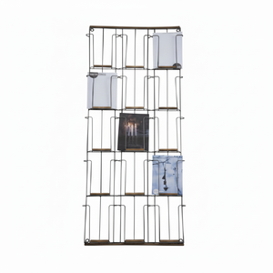 Meilleure vente Porte-revues mural de luxe unique au design moderne avec cadre de collage en fil métallique haute attraction - Product Image 1