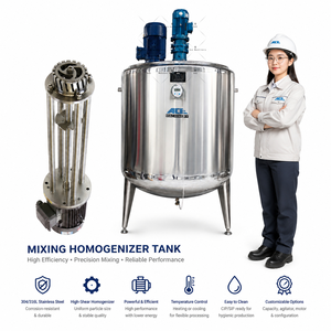 Mezclador de Alto Cizallamiento, Homogeneizador al Vacío para Crema, Emulsionante para Crema - Product Image 6