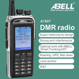 Radio Digital Portátil DMR de Largo Alcance, Walkie-Talkie ABELL A780T, Radio Bidireccional Portátil, 1600 Canales UHF 400-470MHz/350-400MHz - Product Image 2