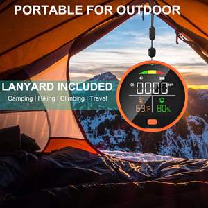 [3-en-1] <span class=keywords><strong>Détecteur</strong></span> <span class=keywords><strong>de</strong></span> <span class=keywords><strong>monoxyde</strong></span> <span class=keywords><strong>de</strong></span> <span class=keywords><strong>carbone</strong></span> portable <span class=keywords><strong>pour</strong></span> taille <span class=keywords><strong>de</strong></span> voyage Mini Design <span class=keywords><strong>Camping</strong></span> Randonnée RV Voiture Hôtel Maison (Orange) - Product Image 4