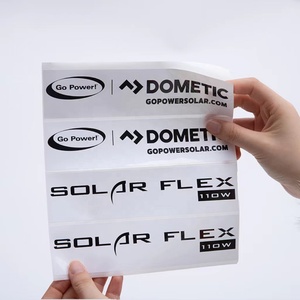 INO năng lượng mặt trời <span class=keywords><strong>Panel</strong></span> tường trong suốt Vinyl cảm ứng điện dung nút bàn phím Nhãn dán nhãn với logo gói in ấn tấm dán - Product Image 3