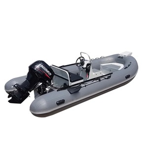 Nervure de coque en aluminium 4.5m 15ft hypalon sauvetage gonflable plancher en aluminium bateau rigide RIB - Product Image 3