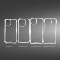Coque de Téléphone Transparente Antichoc Rigide en PC Clair pour iPhone SE 16 15 Pro Max et iPhone 17 Air Pro Max