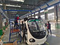 DAOD Bus touristique électrique Panda 14 places, sans entretien, batterie personnalisée, véhicule de dessin animé pour parc d'attractions