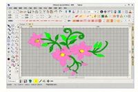 Perangkat Lunak Pembuatan Pola Bordir Komputer PC/WIN Lebih Banyak Gaya Jahitan Perangkat Lunak Bordir Wilcom Embroidery Studio E4.2