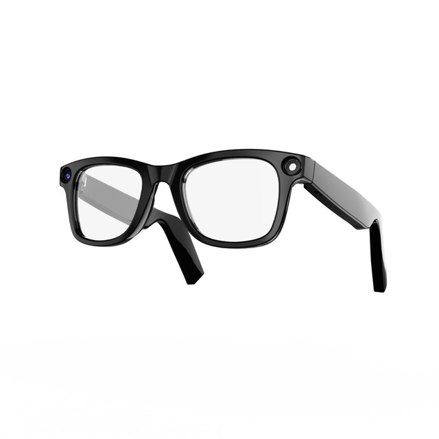 AI Smart Glasses E02 HD Anti-Shake Camera Video Voice Assistant Noise Reduction Recognition Q Real-Time Translation Touch Button