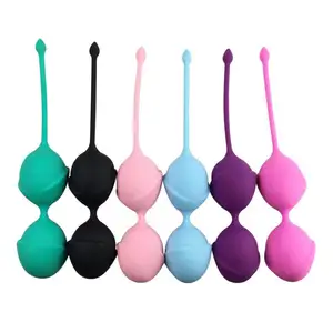 Cheaper Training Kit Vagina Beads Sex Toys Supplier Weighted Balls Ben Wa Balls with Silicone