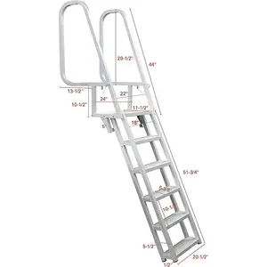 저렴한 가격 알루미늄 수영장 액세서리 보트 탑승 단계 사다리