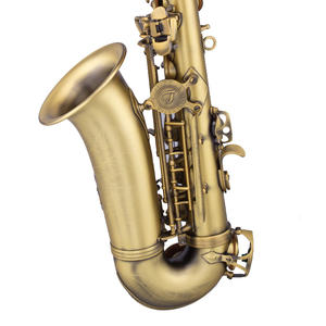 Mat ışık buzlu antik pirinç Finish Alto saksafon pirinç gövde EB ton - Product Image 4