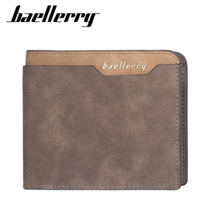 Baellerry <b>Men's</b> Slim <b>Wallet</b> Pu Leather Multiple Card Slots Casual Everyday Use - Product Image 5