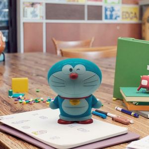 Figurine de chat robot Doraemon Piggy Ding Dong personnalisée avec logo, tirelire en vinyle, jouet pour enfants - Product Image 1