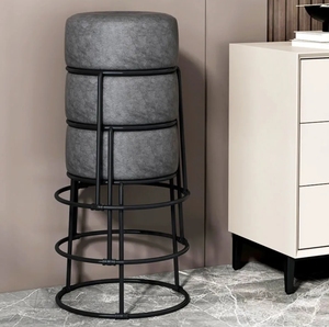Simple Dining <strong>Table</strong> <strong>Stool</strong>, Fashionable Round <strong>Stool</strong> - Product Image 3