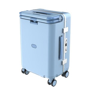 Equipaje de paseo para niños con asiento <span class=keywords><strong>Maleta</strong></span> de mano de 20 pulgadas para niños Niñas Mamá Viaje, Almacenamiento para computadora portátil, Bolsa de carrito giratoria de 360 ° - Product Image 5