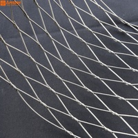 Filet de protection flexible en treillis métallique tressé à la main en acier inoxydable X-Tend pour volières et enclos de sécurité pour animaux