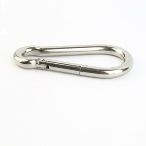 En çok satan DIN5299 karabina 304/316 paslanmaz çelik açık endüstriyel için yaylı kancalar yaylı tırmanma donanım - Product Image 1