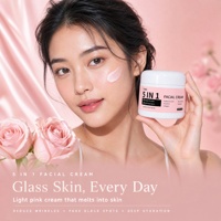 Crème visage 5 en 1 TWG RTS en gros, 85g, hydratation intense, éclaircissement du teint, atténuation des taches brunes, anti-rides, crème blanchissante pour le visage