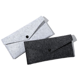 Customized Multi-Function Felt Makeup Bag Soft <b>Sunglasses</b> <b>Case</b> Felt Pencil Bag <b>for</b> Daily Use Travel - Product Image 3