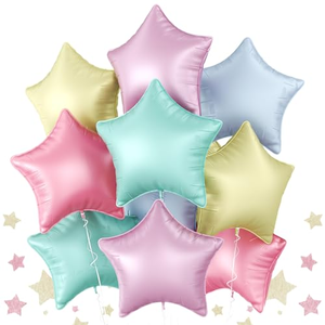 Ballons en aluminium rouges en forme d'étoile et de cœur de 18 pouces pour la Saint-Valentin, décoration pour la Saint-Valentin, mariage, fournitures de fête - Product Image 1