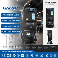 Distributeur automatique Haloo intelligent pour le nettoyage et la désinfection rapide de casques de moto, fonctionnant avec une carte à puce, à vapeur et à sec