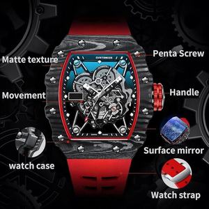 Besseron <b>Watch</b> <b>Men's</b> Mechanical <b>Watch</b> Full Automatic <b>Waterproof</b> Carbon Fiber <b>Men's</b> <b>Watch</b> - Product Image 2