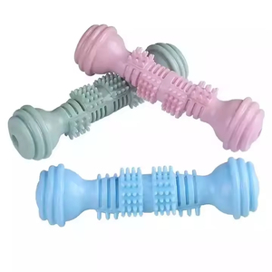 Juguetes para masticar para mascotas, juguetes de pesa para perros, palos molares, juguetes interactivos de entrenamiento para perros, cepillos de dientes para perros, palos interactivos para la dentición y limpieza dental - Product Image 6