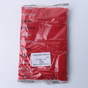 Perles de <span class=keywords><strong>rocaille</strong></span> en verre originales tchèques Preciosa 500g, uniformes 11/0, couleur opaque inaltérable, pour bijoux DIY – Vente chaude - Product Image 1