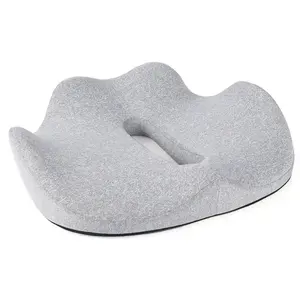 Coussins lombaires ergonomiques Coussins de siège assis toute la journée Coccyx coccyx Soulagement de la <span class=keywords><strong>douleur</strong></span> <span class=keywords><strong>Coussin</strong></span> en mousse à mémoire de forme Tricoté Technique Gaming - Product Image 1