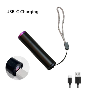 Mini 365nm lampe <span class=keywords><strong>de</strong></span> poche UV USB Rechargeable UV torche lumière Pet urine lampe UV pour chat argent <span class=keywords><strong>minerai</strong></span> Scorpion détection <span class=keywords><strong>de</strong></span> fuite - Product Image 3