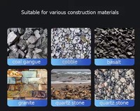 Concasseur à marteaux mobile de nouvelle condition d'approvisionnement d'usine pour la rupture de pierre de granit pour des usines de fabrication minières broyeur efficace