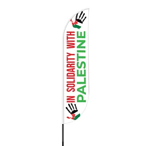 Custom Blade Flags 100% Polyester Feather Banner Printing Bow Beach Wind Flags