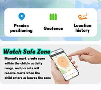 Montre connectée pour enfants VHB7 4G avec carte SIM, IA, positionnement LBS+WIFI GPS, appel vidéo, géolocalisation, mode classe, réveil, étanche