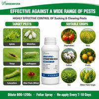 GREENRIVER Insecticide hautement efficace Imidaclopride Cyperméthrine 344 SE pour le contrôle des pucerons, des moucherons blancs, des thrips et des chenilles