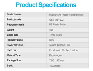 منظف للسيارة طلاء رذاذ نانو البلاستيك المطاط <span class=keywords><strong>Dip</strong></span> السيارات تجديد السائل استعادة الأسود البلاستيك و المطاط الرعاية البلاستيك البولندية 100000 قطعة - Product Image 4